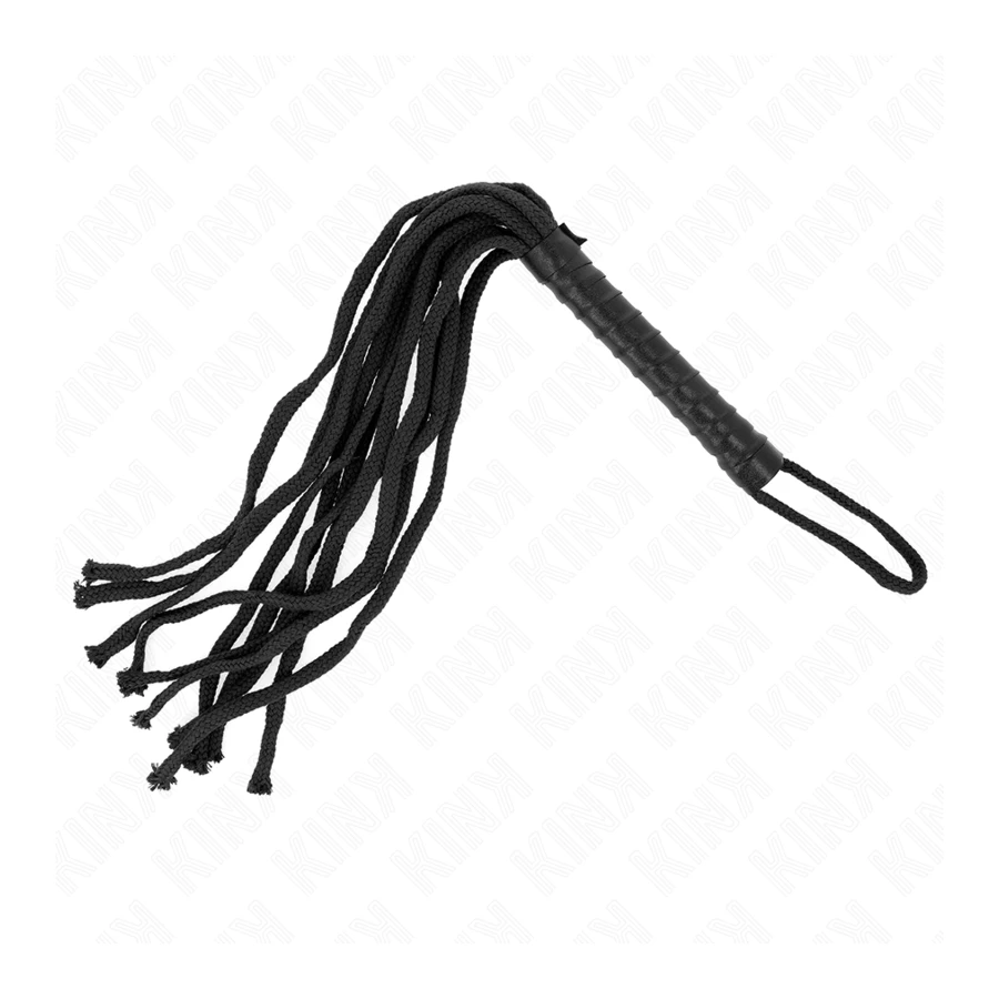 KINK - FRUSTA IN CORDA NERA 56 CM
